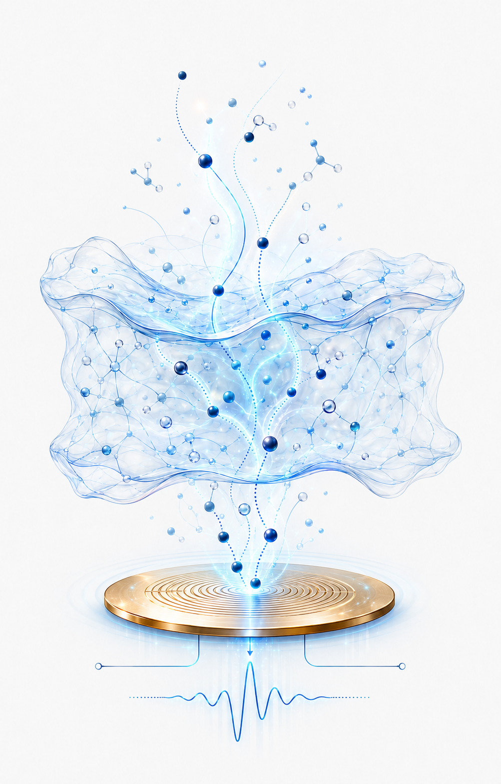 Molecular transport across a hydrogel interface for biosensing